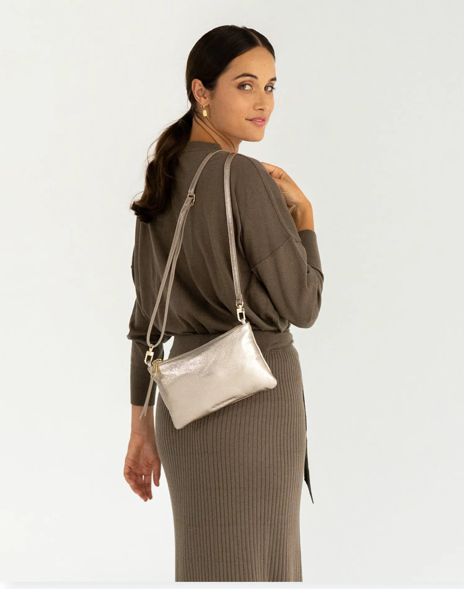 Arlington Milne Molly Crossbody - Gold