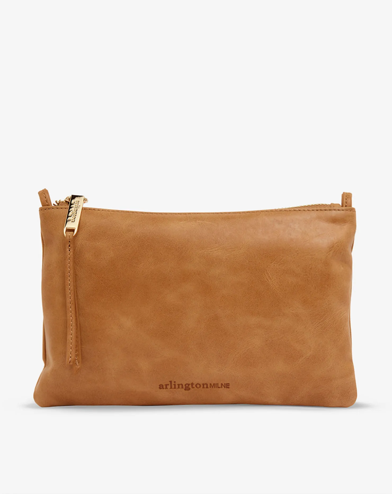 Arlington Milne Molly Crossbody -Vintage Tan