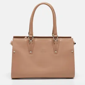 Beige Leather Small Paris Premiere Tote