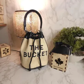 Black Bucket Bag