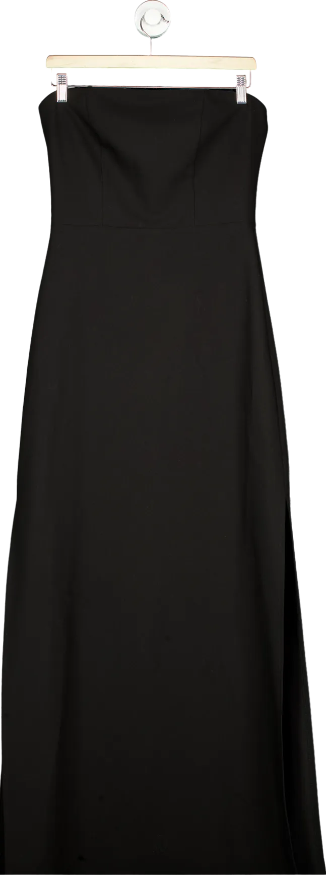 Black Strapless Maxi Dress L