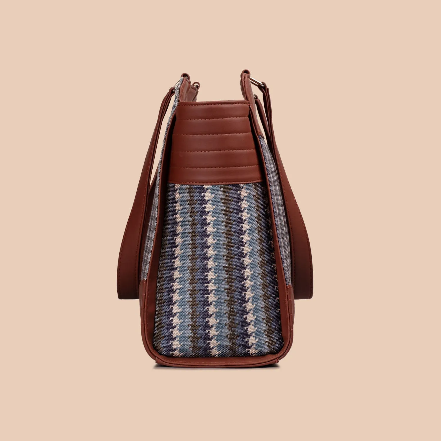 Bombay Houndstooth Classic Work Tote