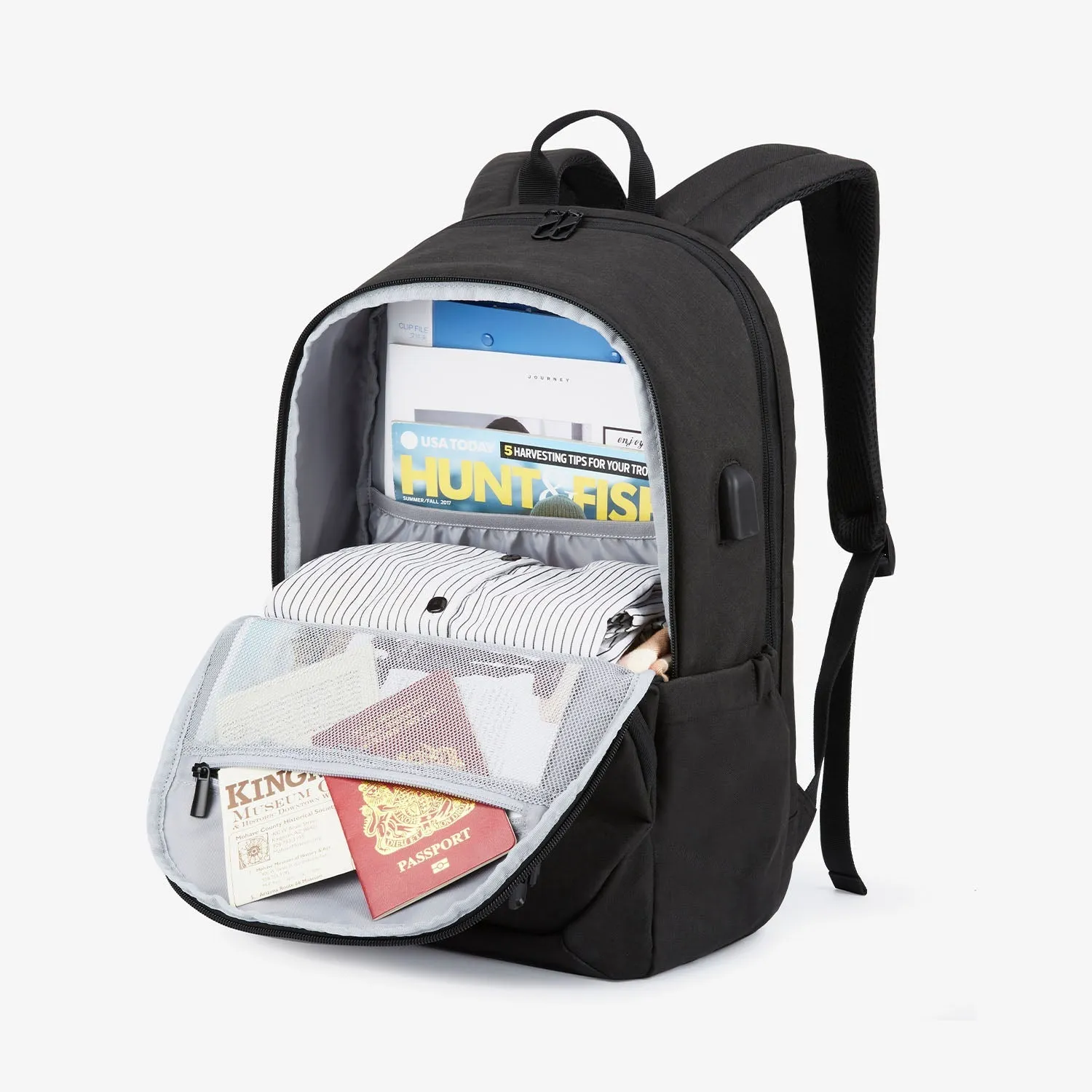 Bonchemin Multi-Pocket Laptop Backpack