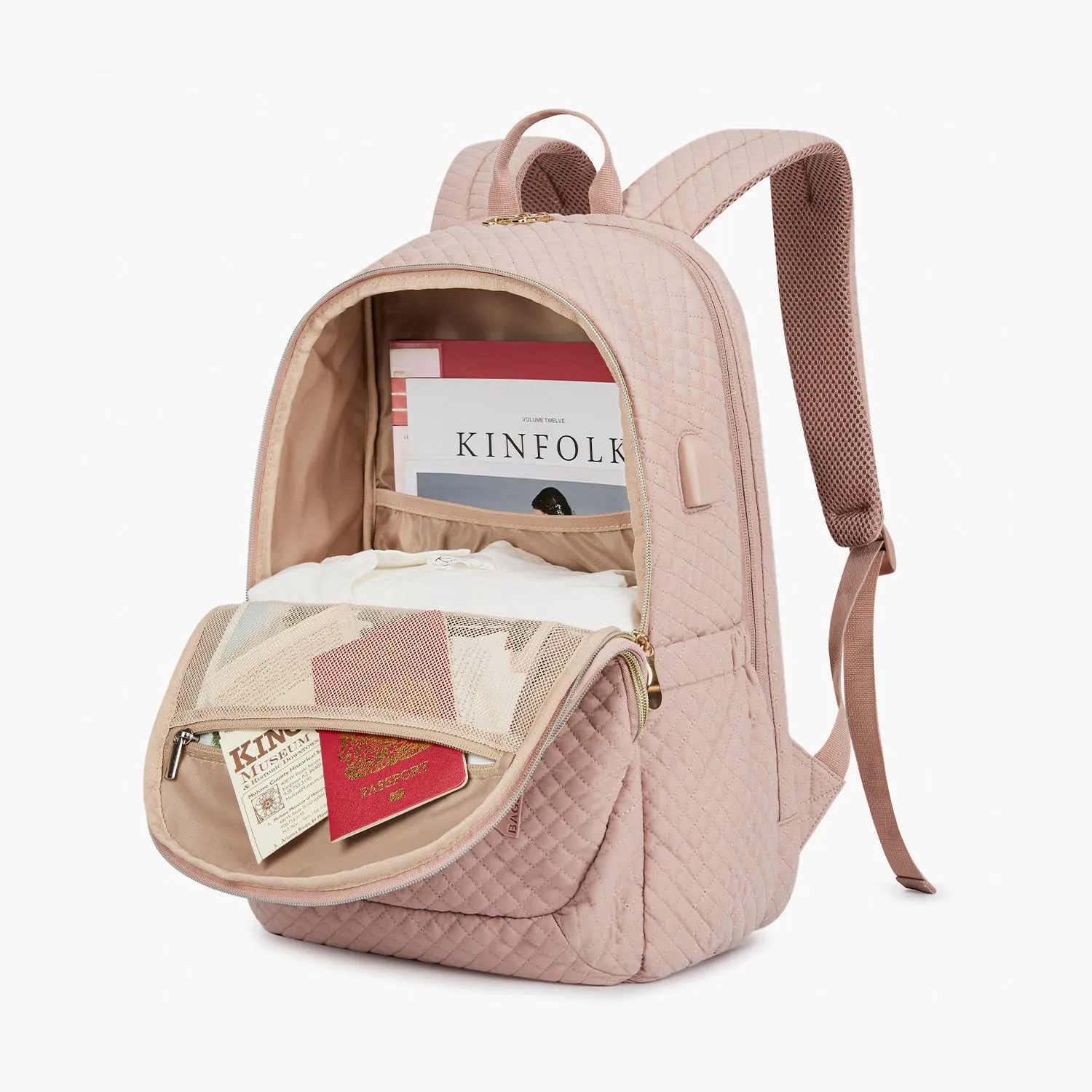 Bonchemin Multi-Pocket Laptop Backpack
