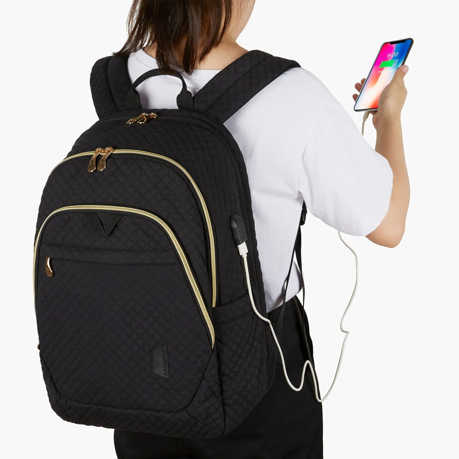 Bonchemin Multi-Pocket Laptop Backpack