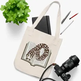 Bookworm Organic Canvas Chic Tote by Dipaliz