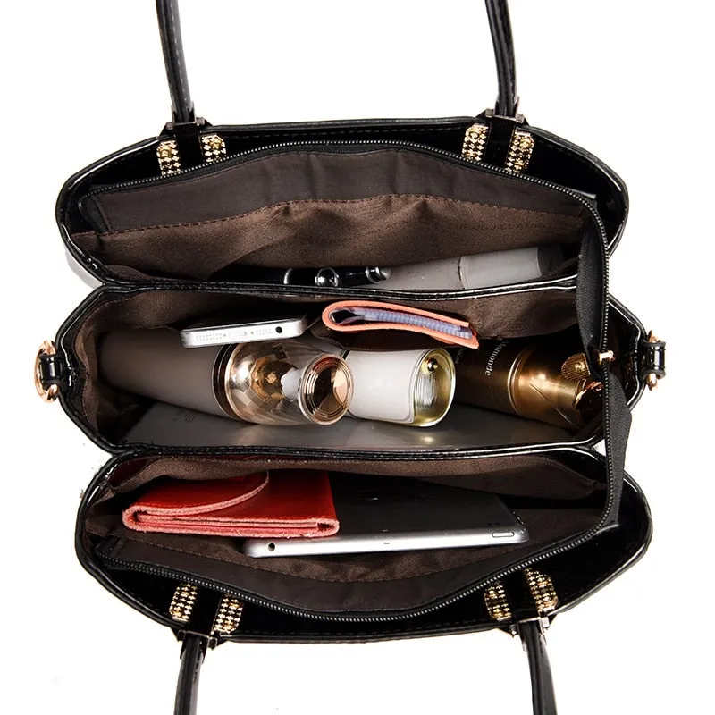 Classic High Quality Luxury Bag Women Leather Handbags