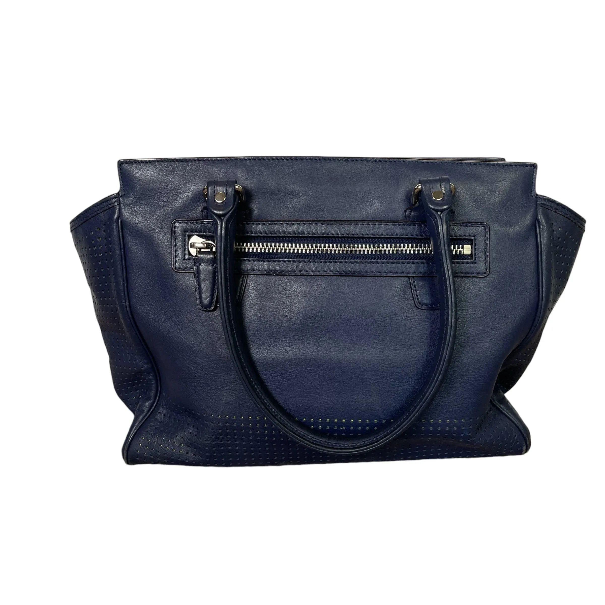 Coach | Women's Blue and Neon Yellow Candace Carryall Tote Shoulder Bag