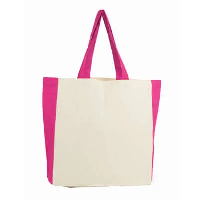Eco Canvas Bag with coloured wall