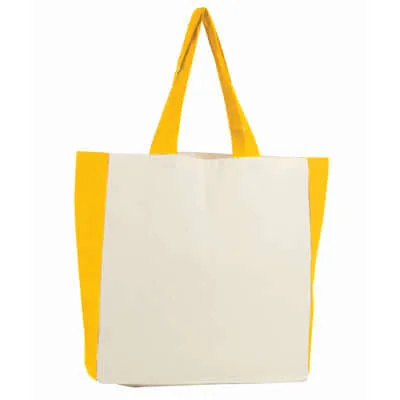 Eco Canvas Bag with coloured wall