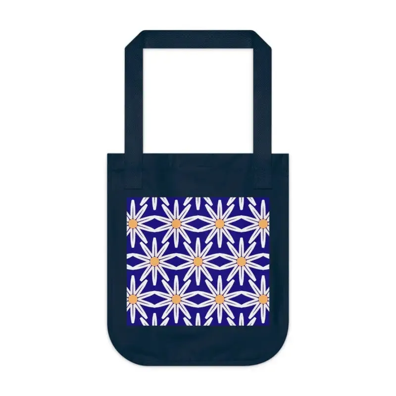Eco Chic Bloom Organic Canvas Tote Bag