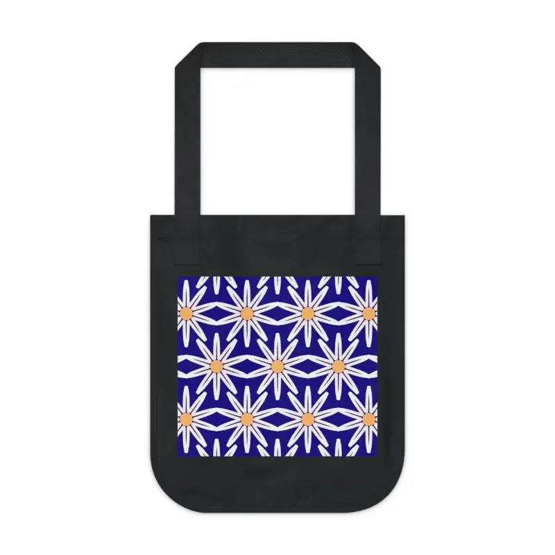 Eco Chic Bloom Organic Canvas Tote Bag