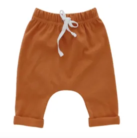 Emerson and Friends - Cotton Baby Joggers in Pumpkin Spice