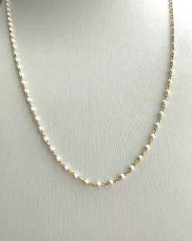 Enamel Bead Necklace