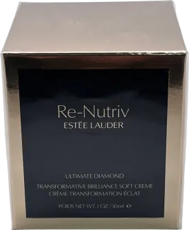 Estee Lauder Re-nutriv Ultimate Diamond Transformative Brilliance Soft Creme, 30ml