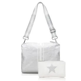 Everyday Purse Essentials Two Pack - Silver and Shimmer White