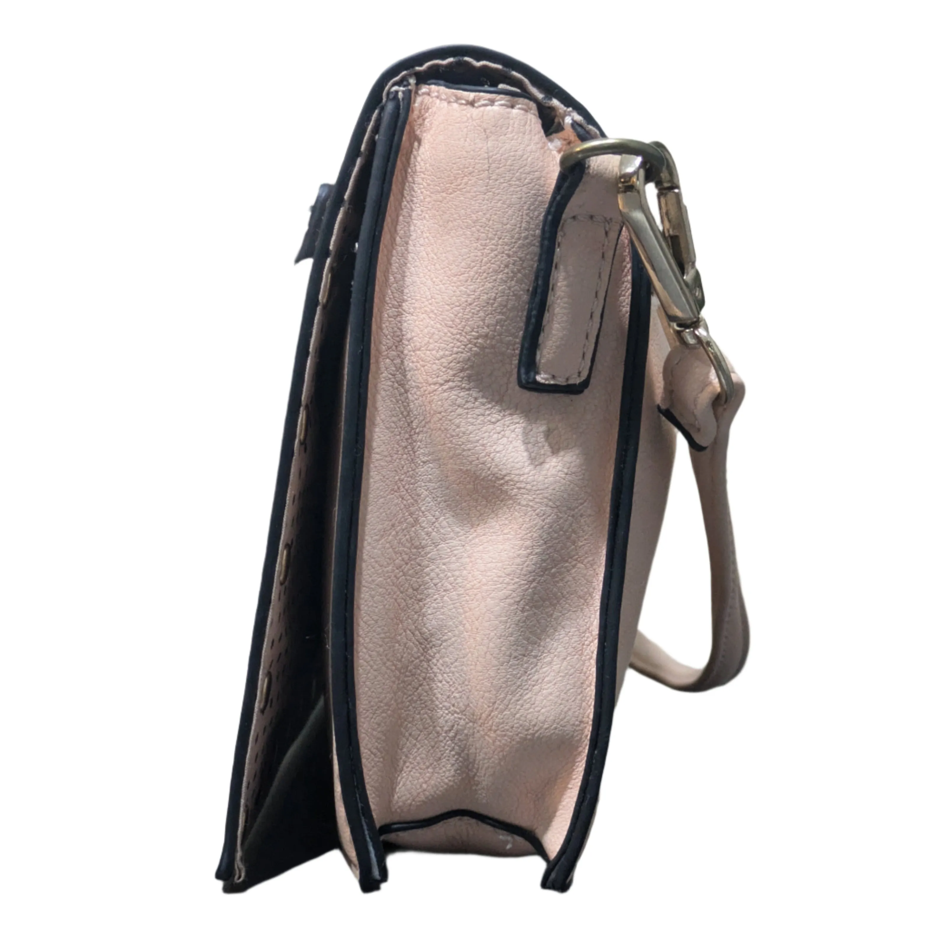 Gallery Double Crossbody Bag with Studs - Pink