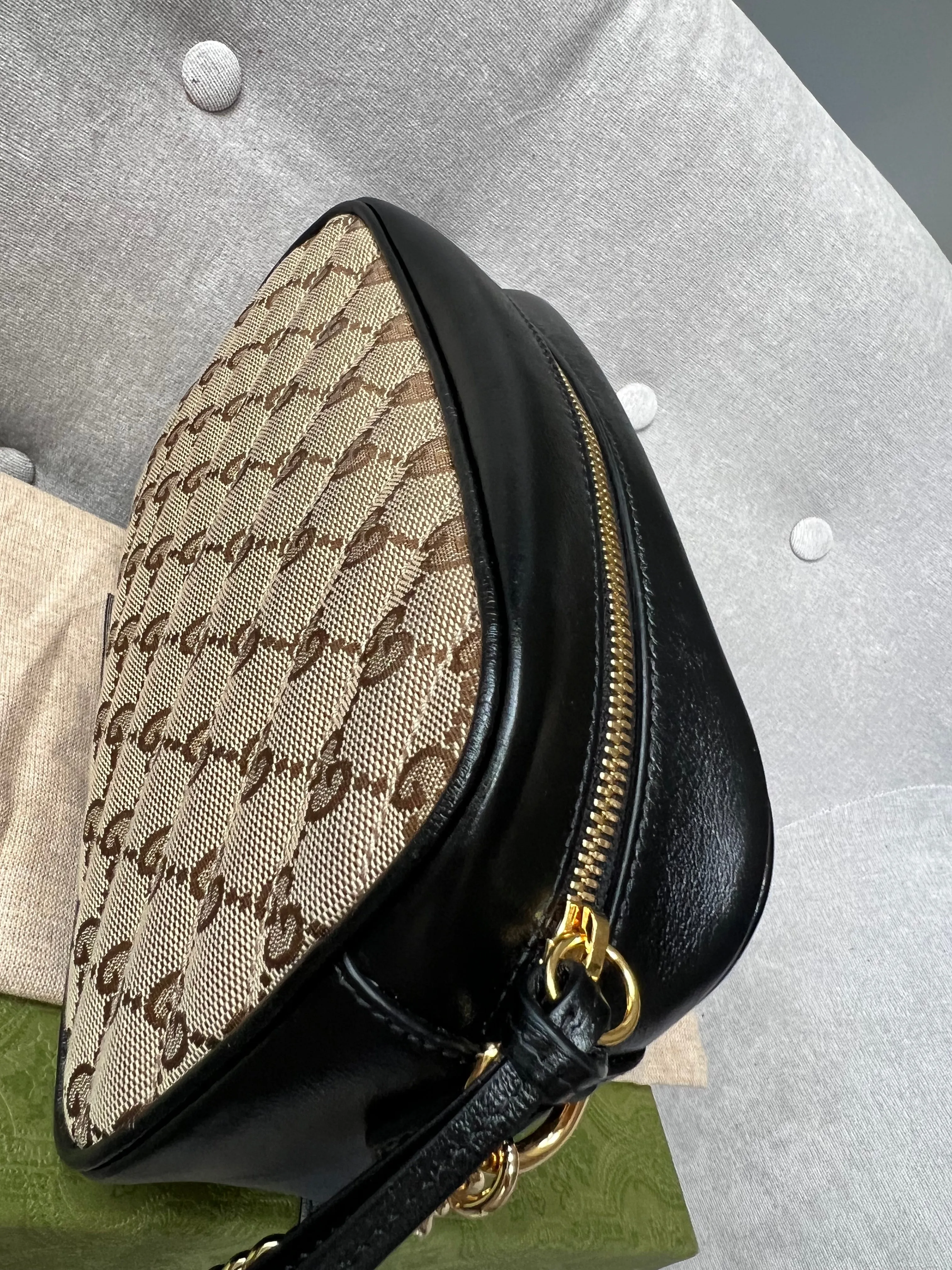 Gucci GG Marmont Canvas Small Shoulder Bag (RRP £1050)