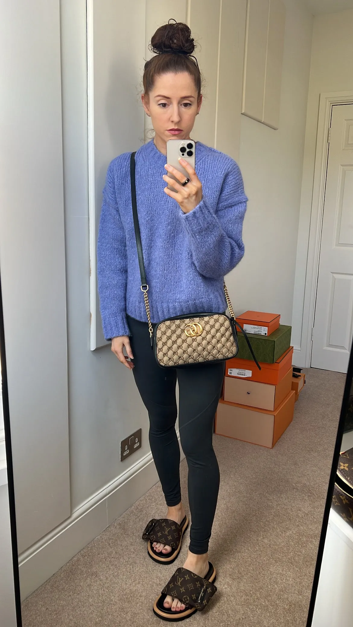 Gucci GG Marmont Canvas Small Shoulder Bag (RRP £1050)