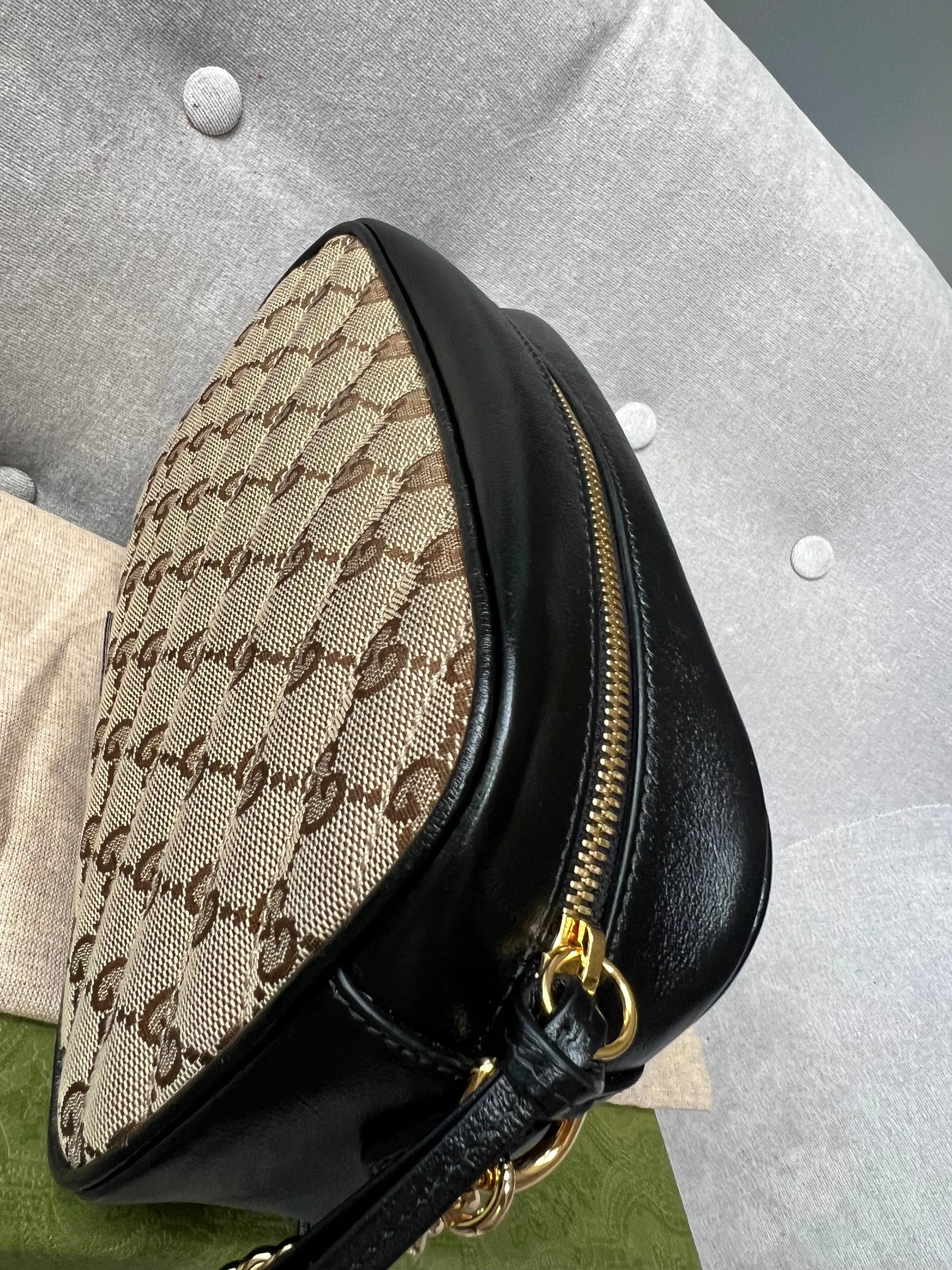 Gucci GG Marmont Canvas Small Shoulder Bag (RRP £1050)