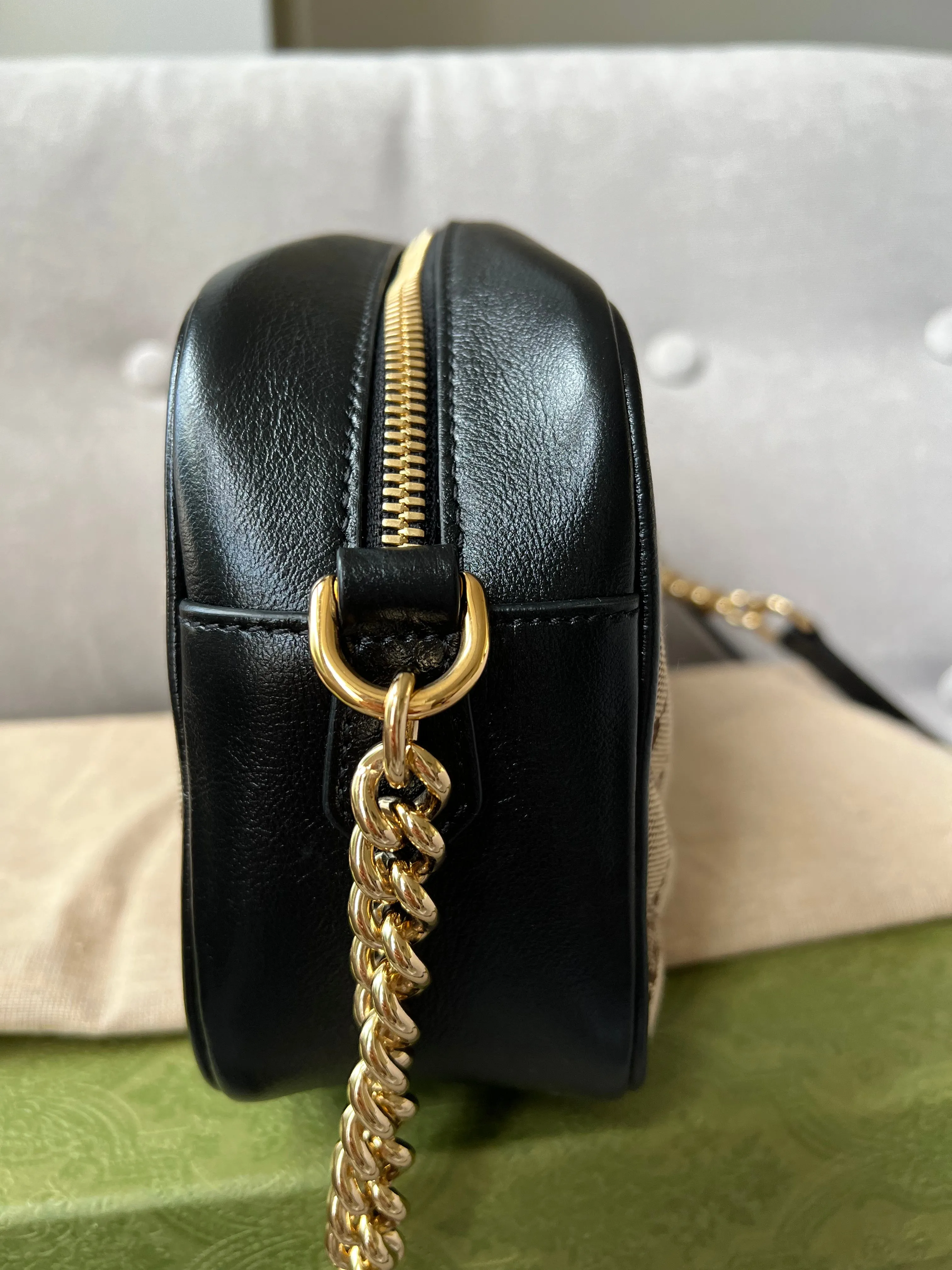 Gucci GG Marmont Canvas Small Shoulder Bag (RRP £1050)
