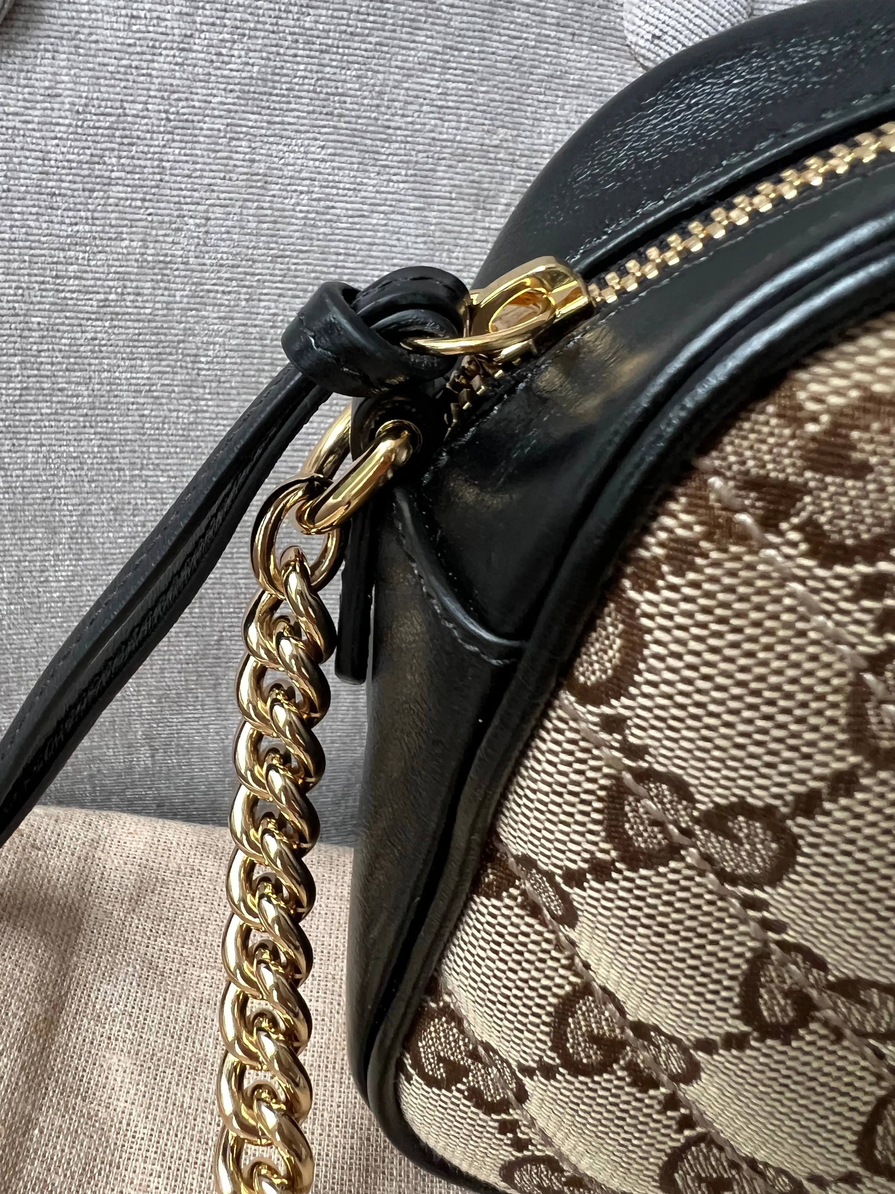 Gucci GG Marmont Canvas Small Shoulder Bag (RRP £1050)