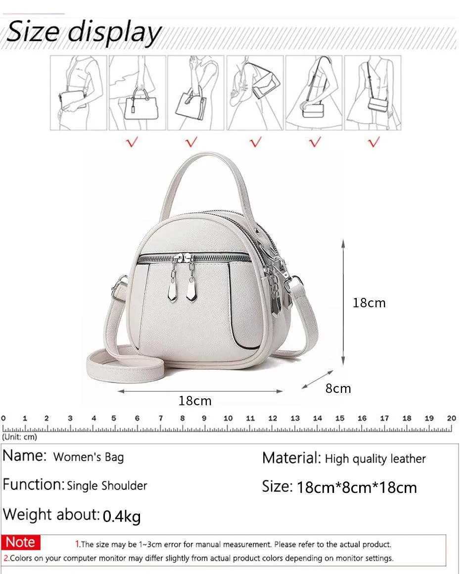 High-Quality PU Leather Shoulder Bag – Stylish Women’s Party Crossbody Handbag