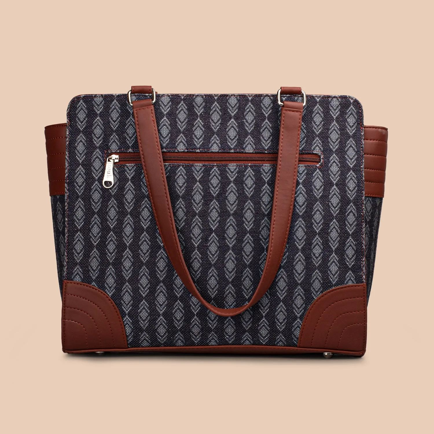Hyderabad Ikat Classic Work Tote