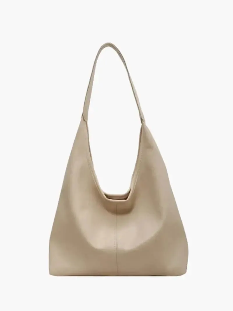 Jenna | Glazed Leather Shoulder Bag