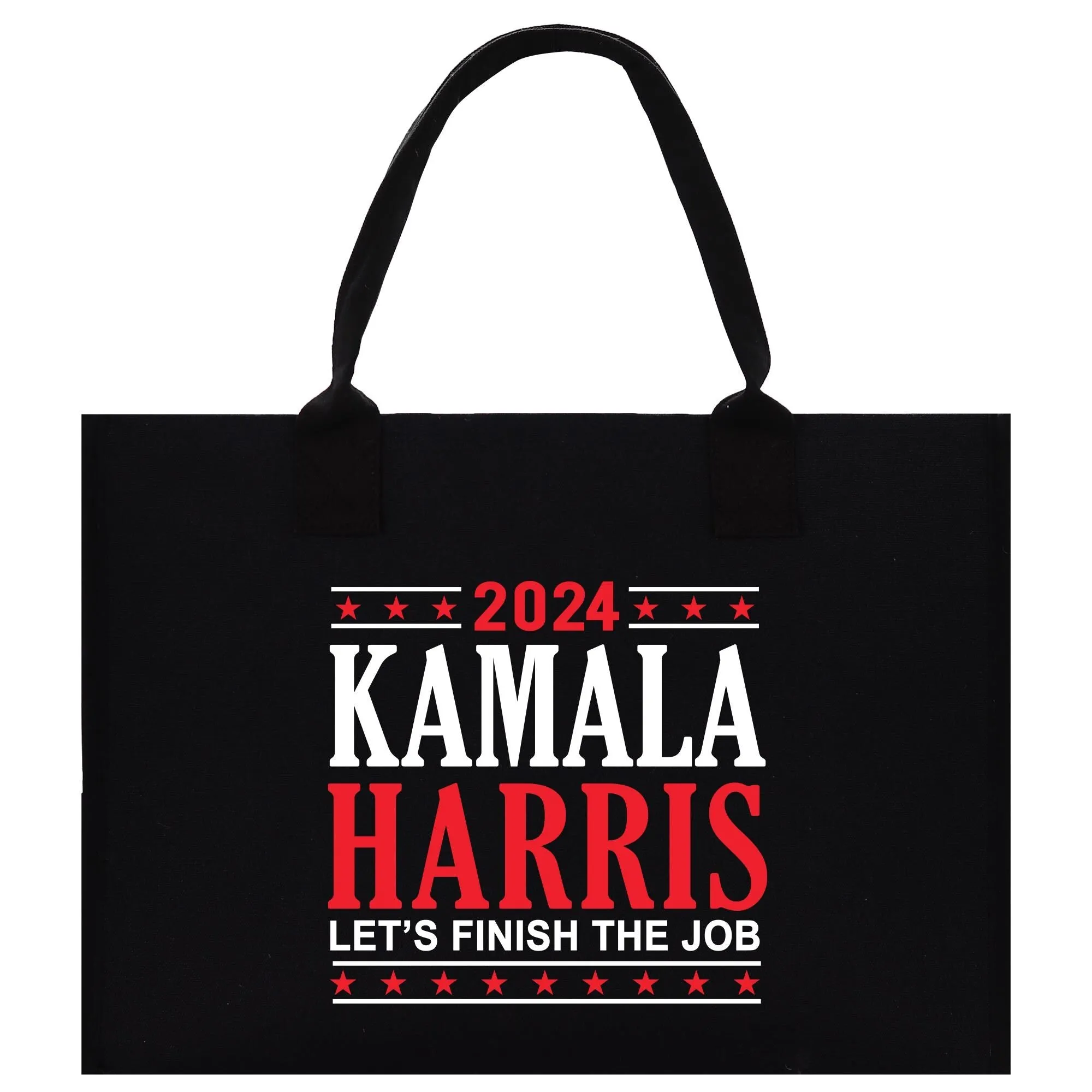 Kamala Harris 2024 Cotton Canvas Tote Bag Kamala Harris Supporter Bag Madam President Tote Gift for Harris Supporter (KHTB1006)