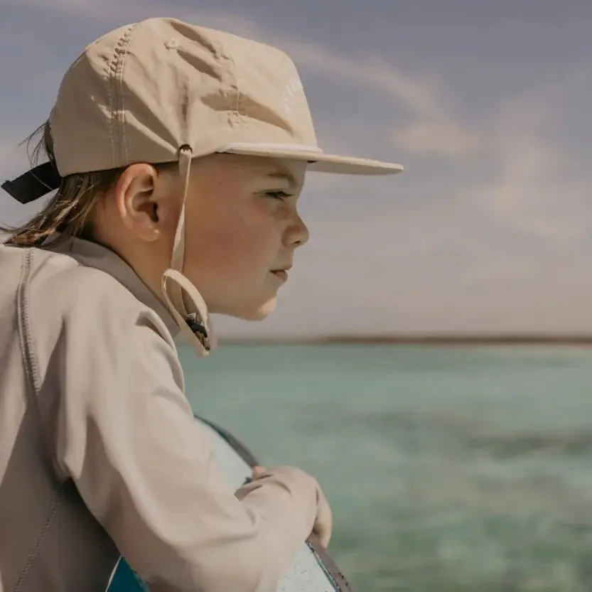 Kids Adventure Cap in Sand