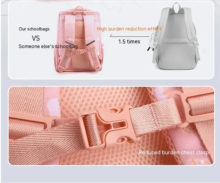 Lightweight Western Style Three-dimensional Schoolbag For Primary School Students
