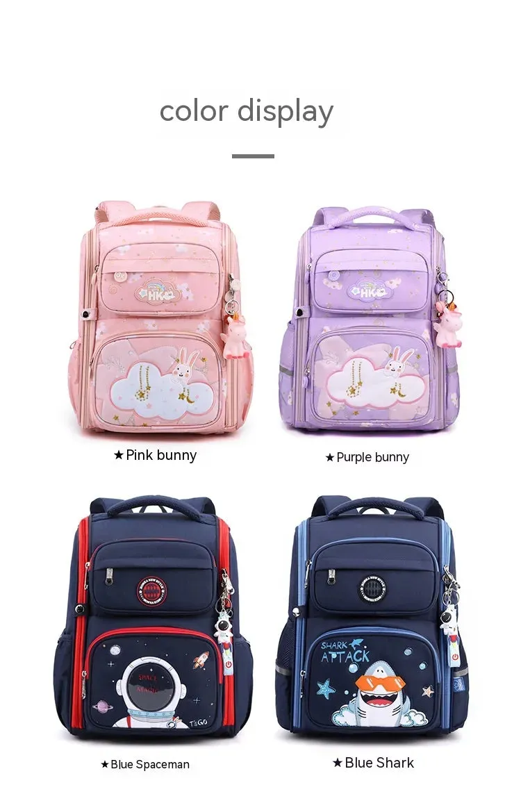 Lightweight Western Style Three-dimensional Schoolbag For Primary School Students