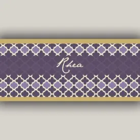 Lilac Jaali Desk Organizer