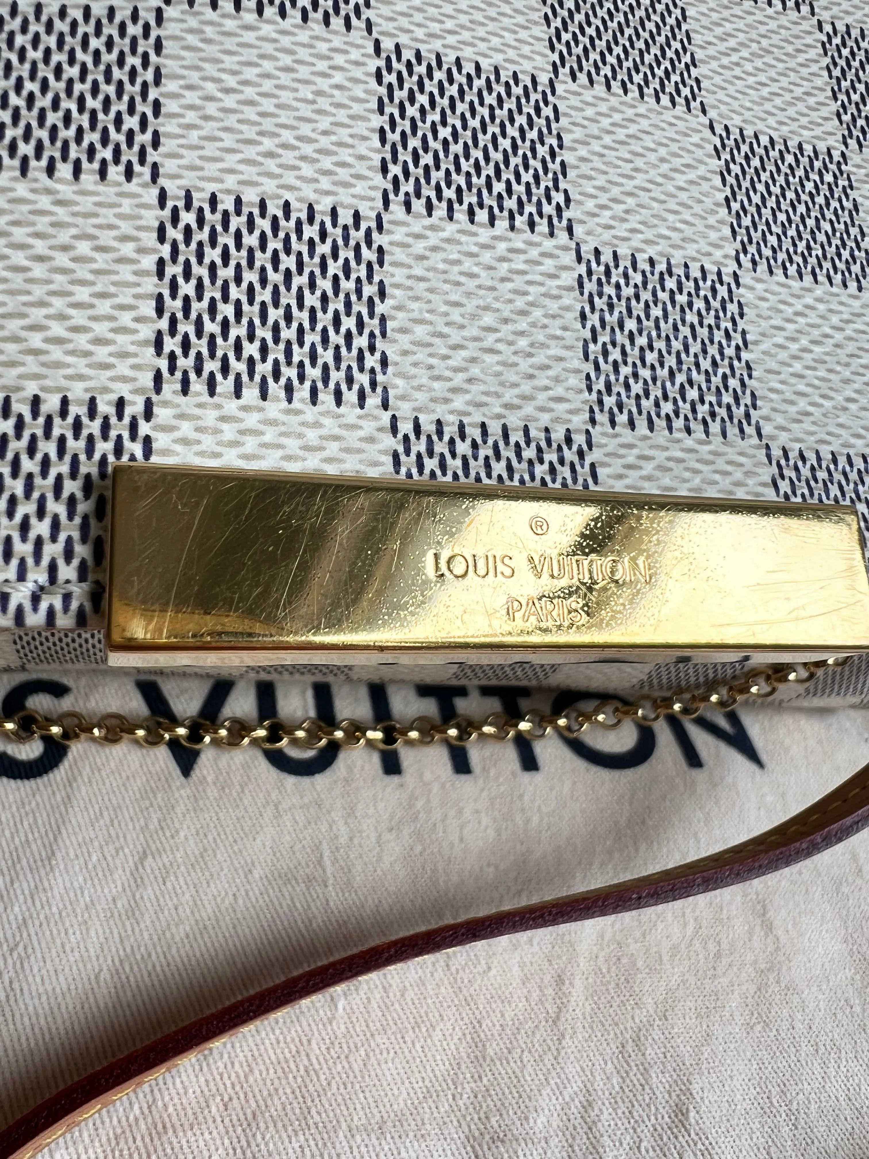 Louis Vuitton Favorite MM Damier Azur