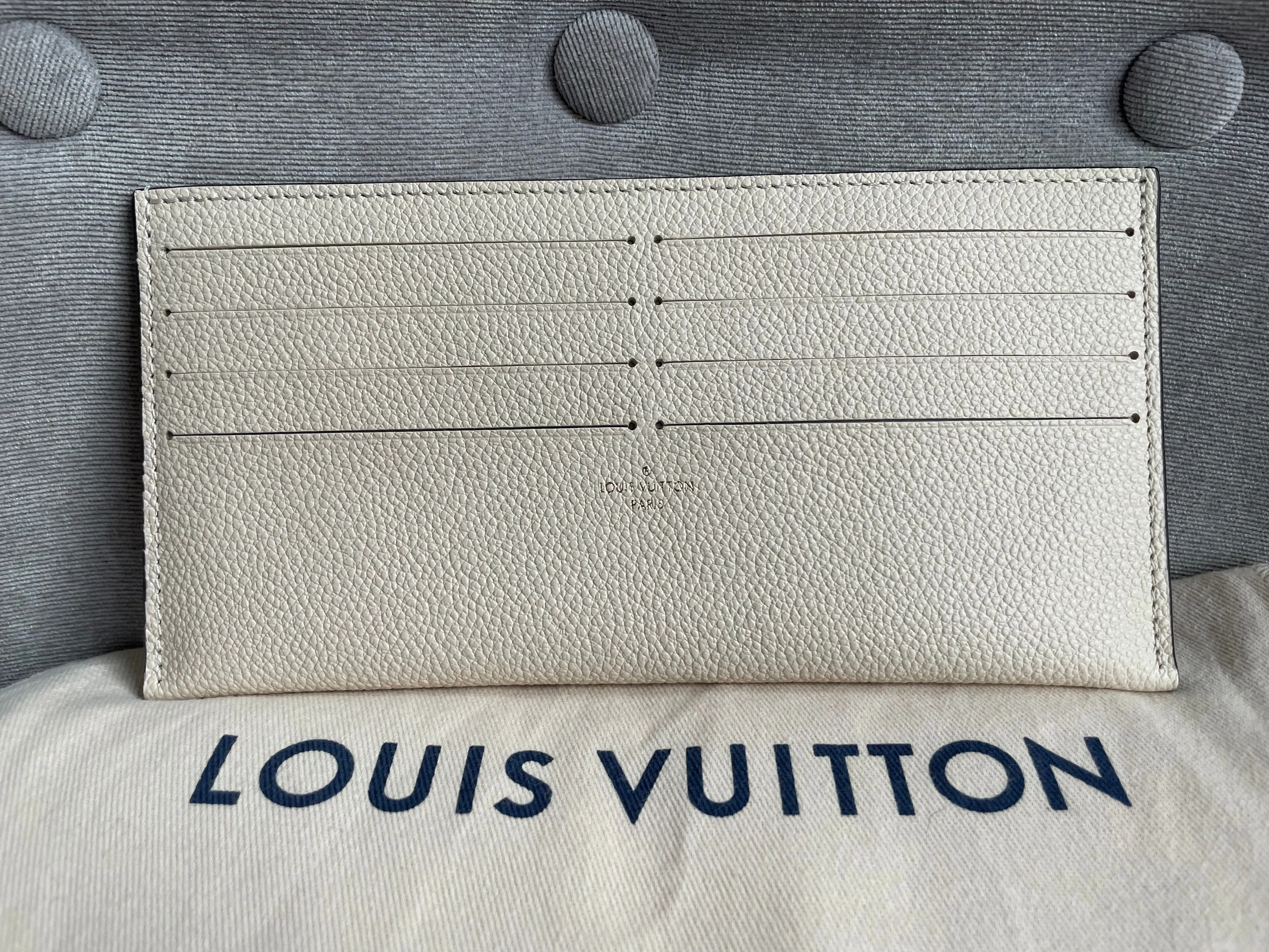 Louis Vuitton Felicie Pochette Cream Empreinte Monogram (RRP £1160)