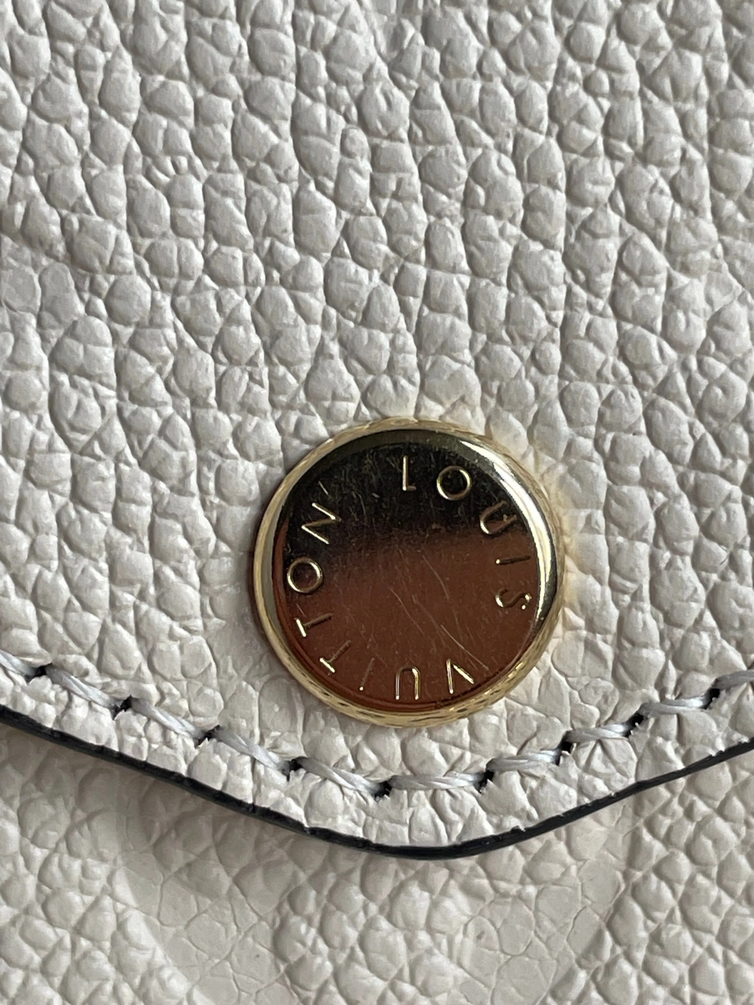 Louis Vuitton Felicie Pochette Cream Empreinte Monogram (RRP £1160)