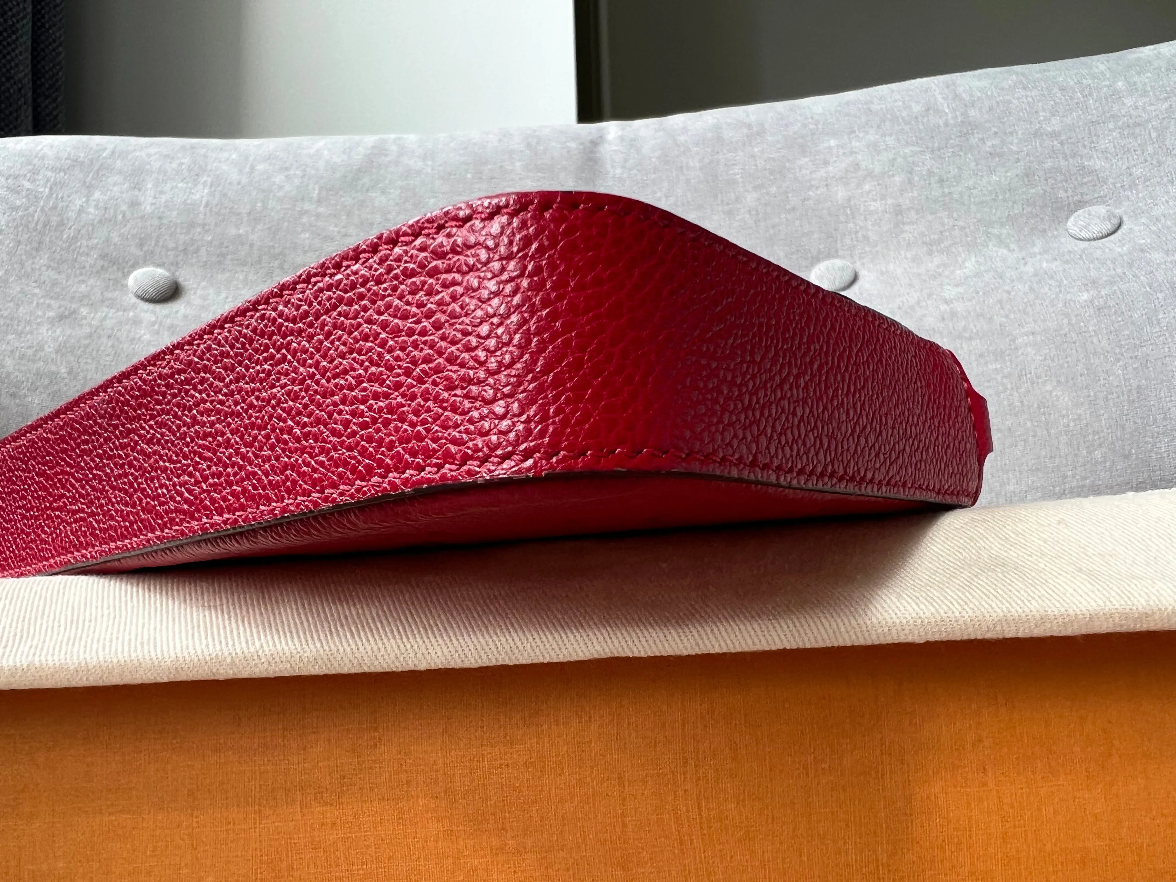 Louis Vuitton Felicie Pochette Red Empreinte Monogram (RRP £1160)