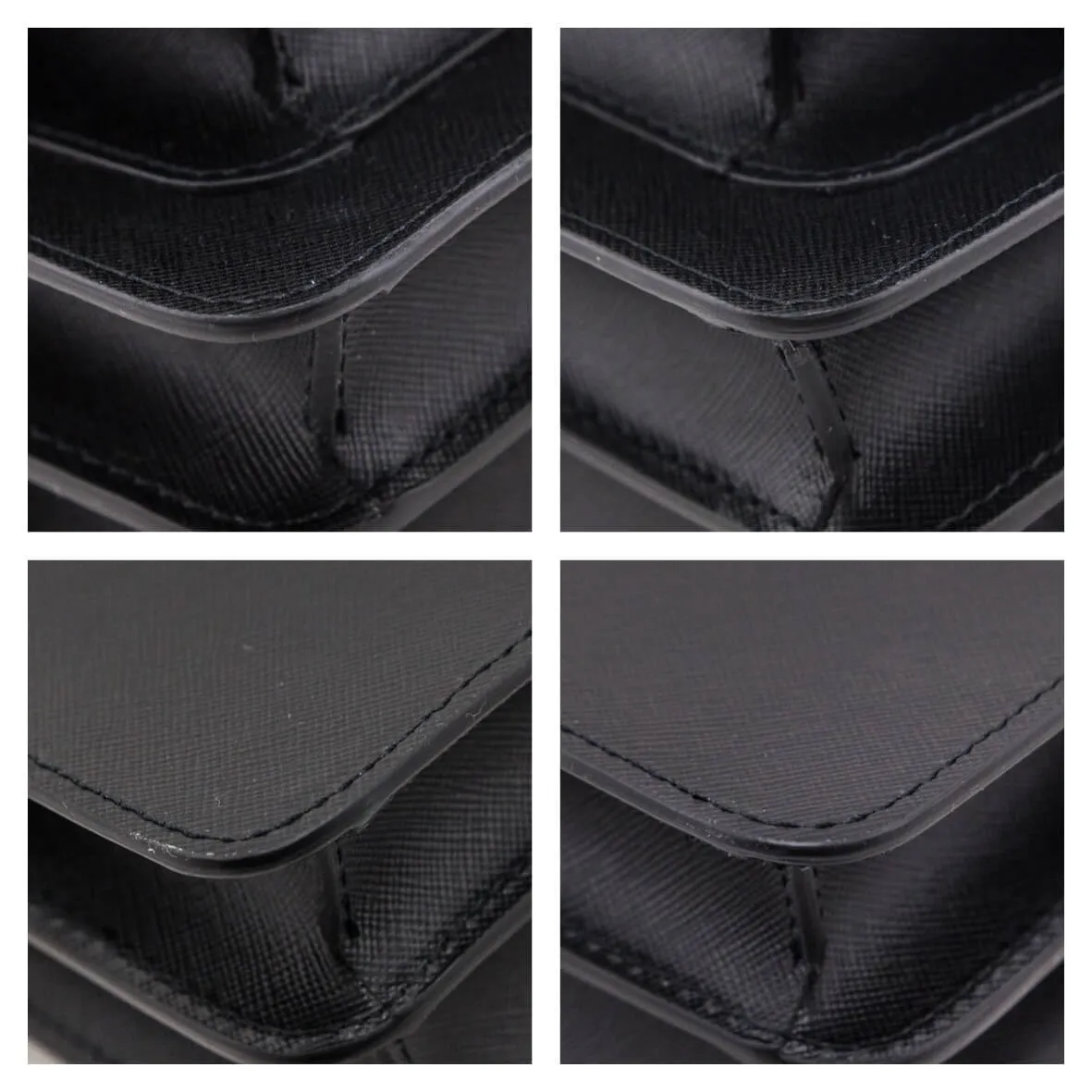 Marni Black Saffiano Trunk East/West Bag