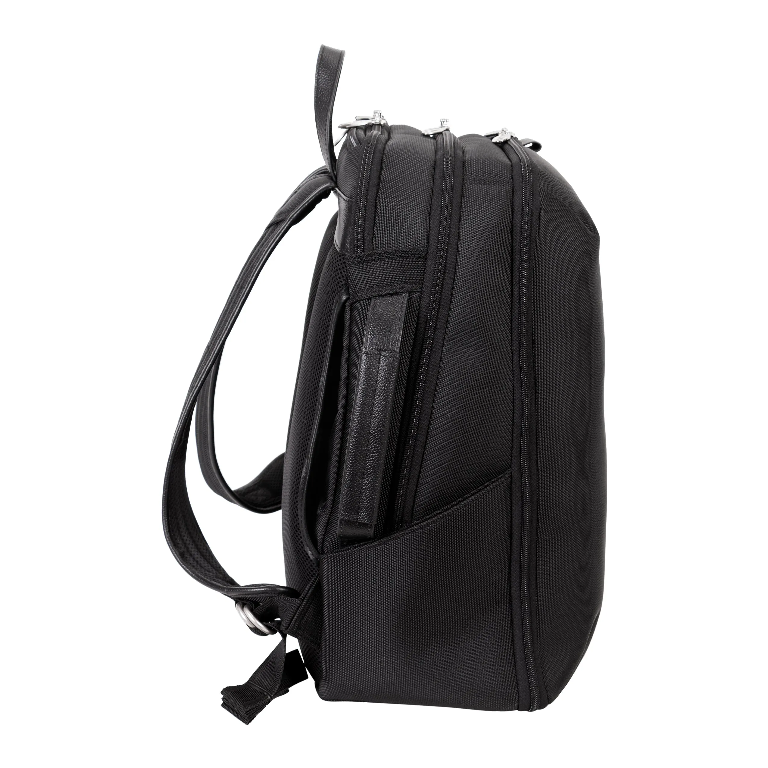 McKlein ENGLEWOOD 17" Nylon, Triple Compartment, Carry-All, Laptop & Tablet Weekend Backpack