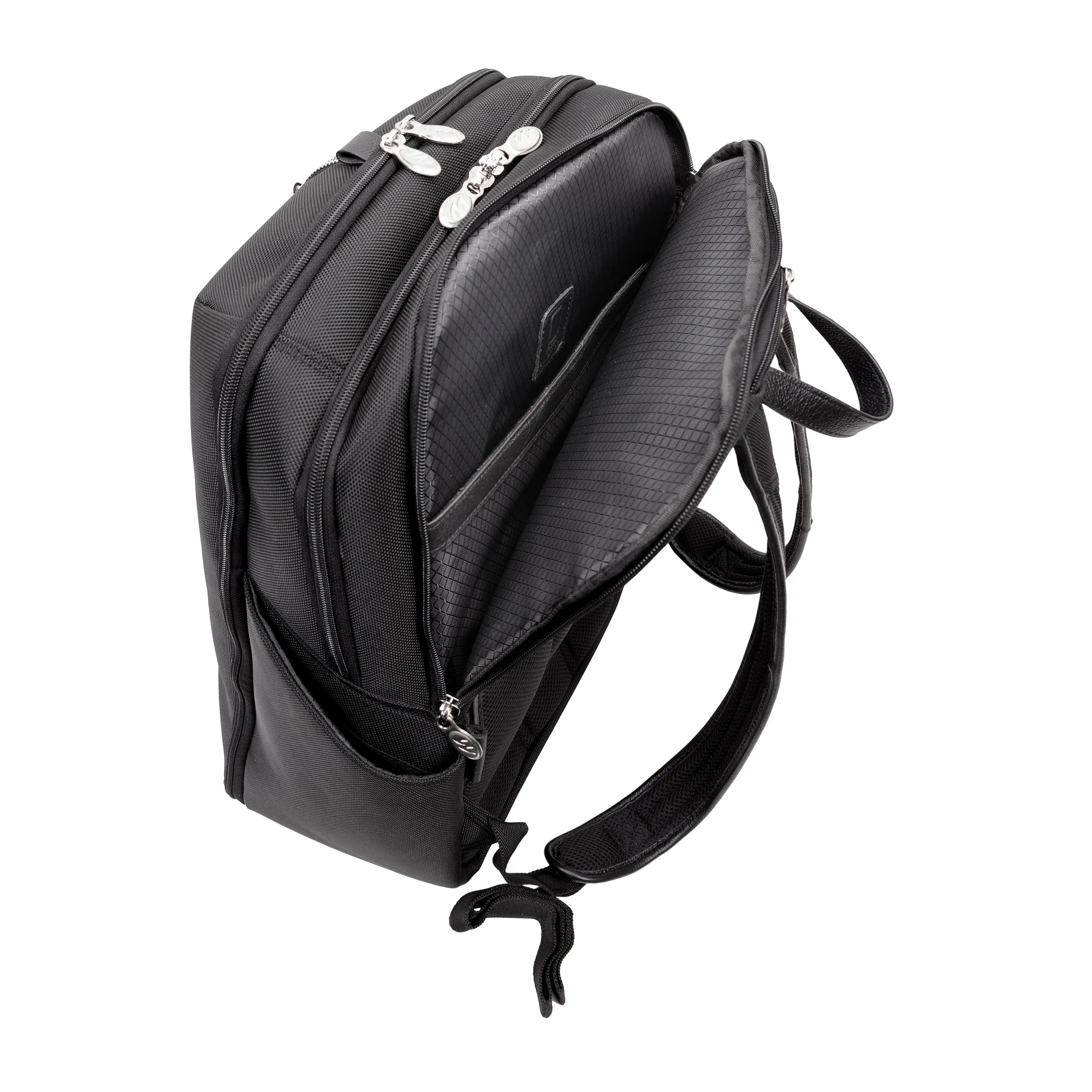 McKlein ENGLEWOOD 17" Nylon, Triple Compartment, Carry-All, Laptop & Tablet Weekend Backpack
