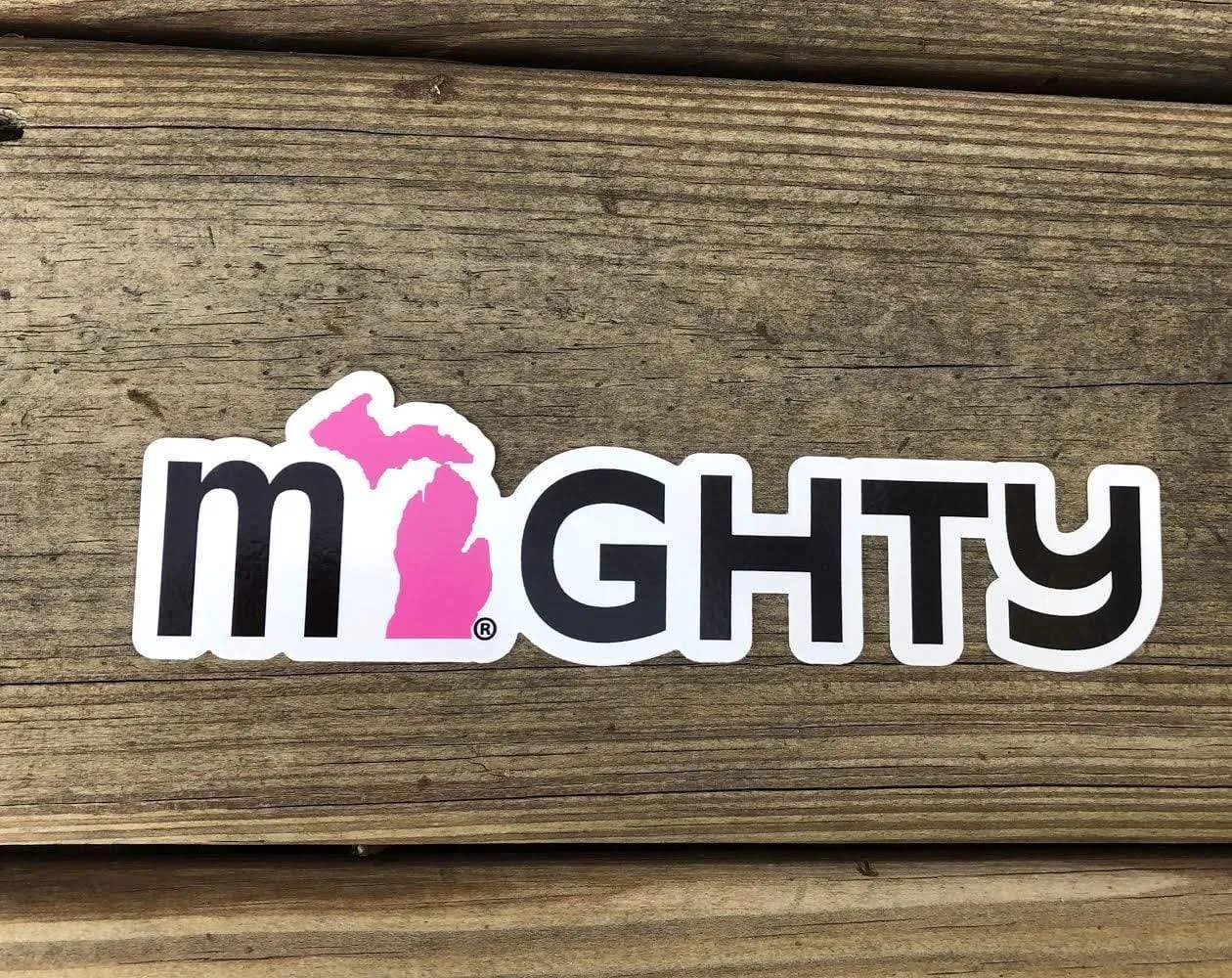 Michigan Mighty Vinyl Car Decal