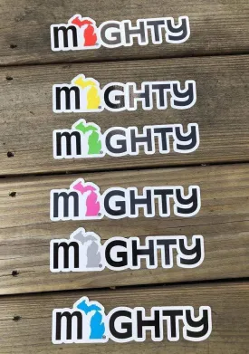 Michigan Mighty Vinyl Car Decal