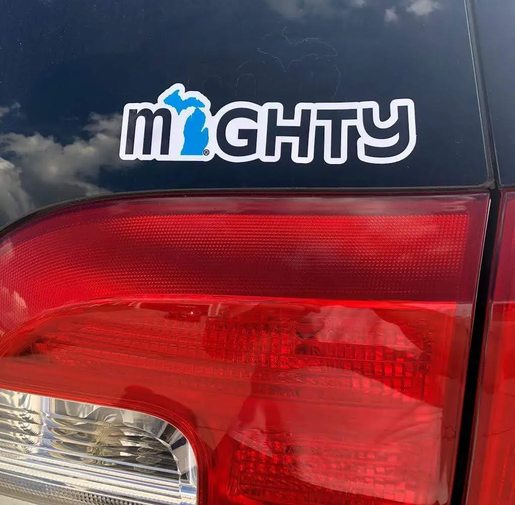 Michigan Mighty Vinyl Car Decal