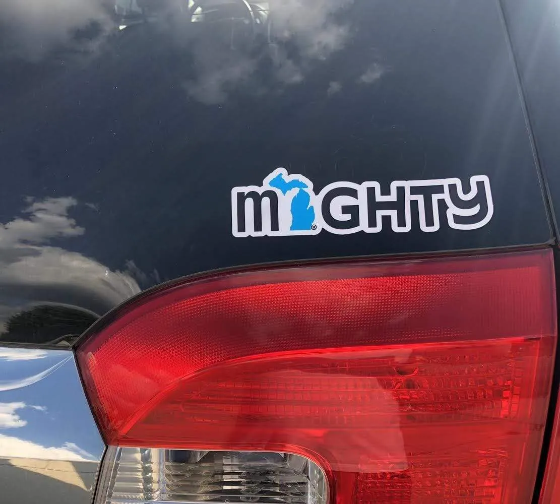 Michigan Mighty Vinyl Car Decal