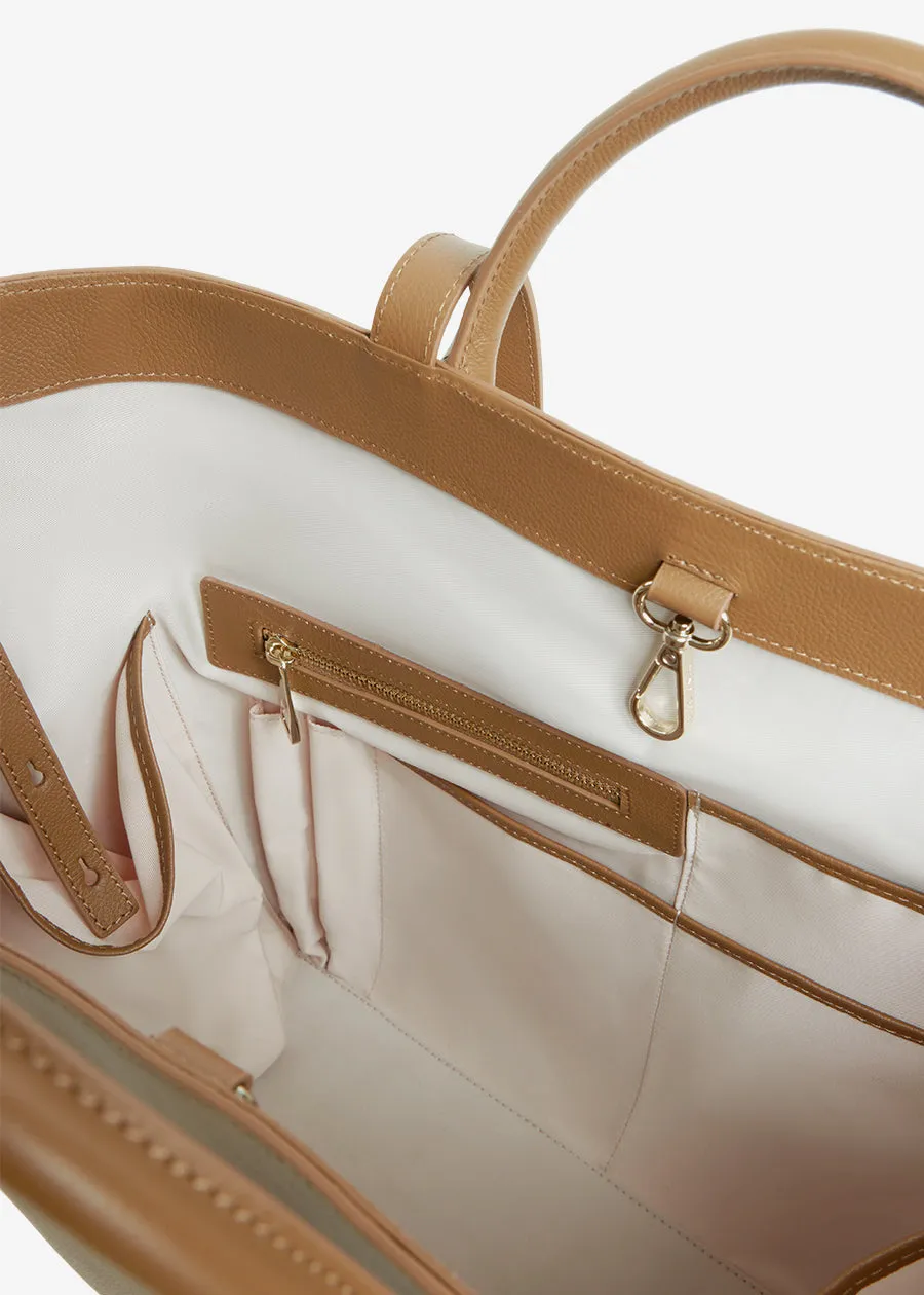Mila Shopper Tote (Leather)