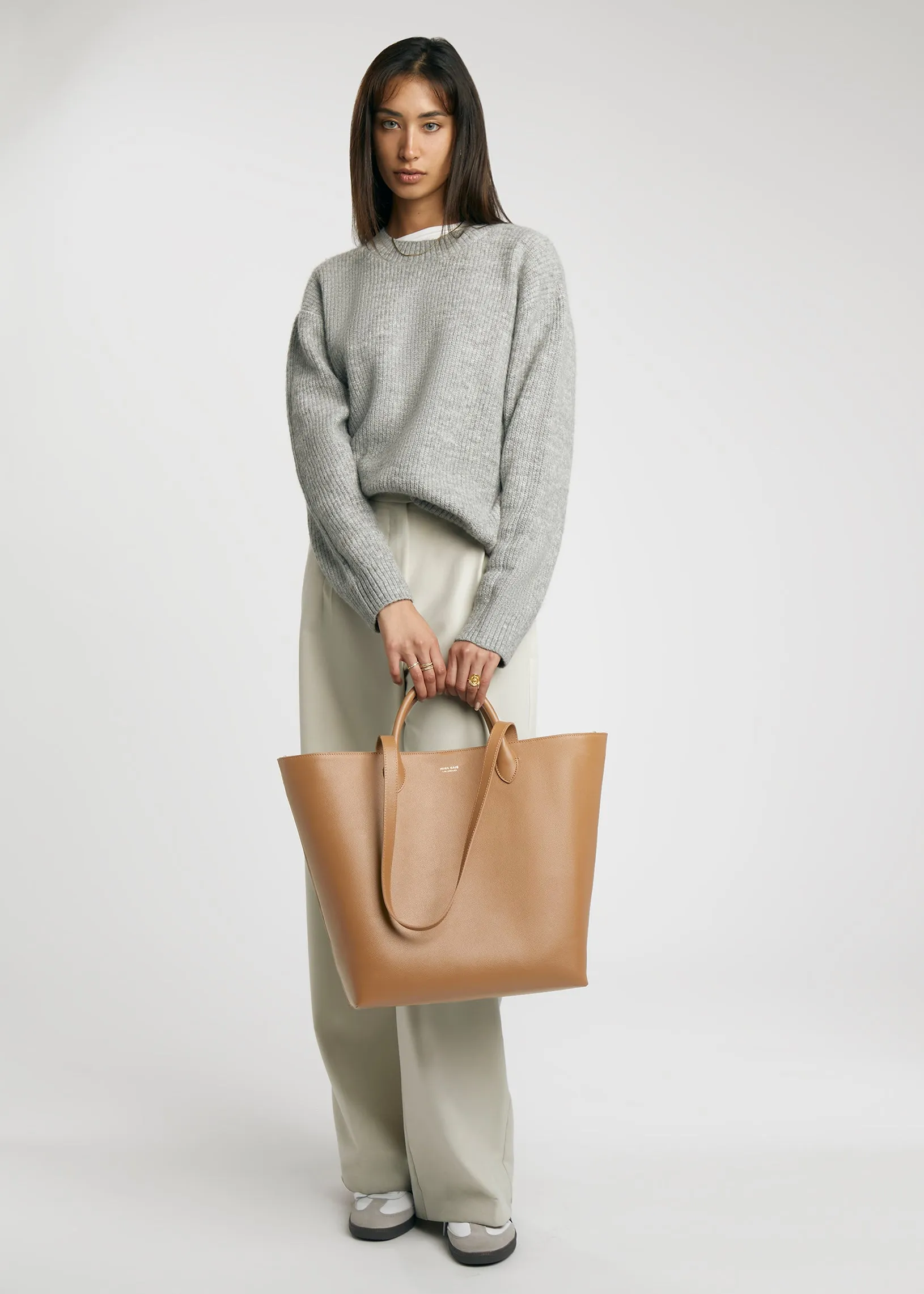 Mila Shopper Tote (Leather)