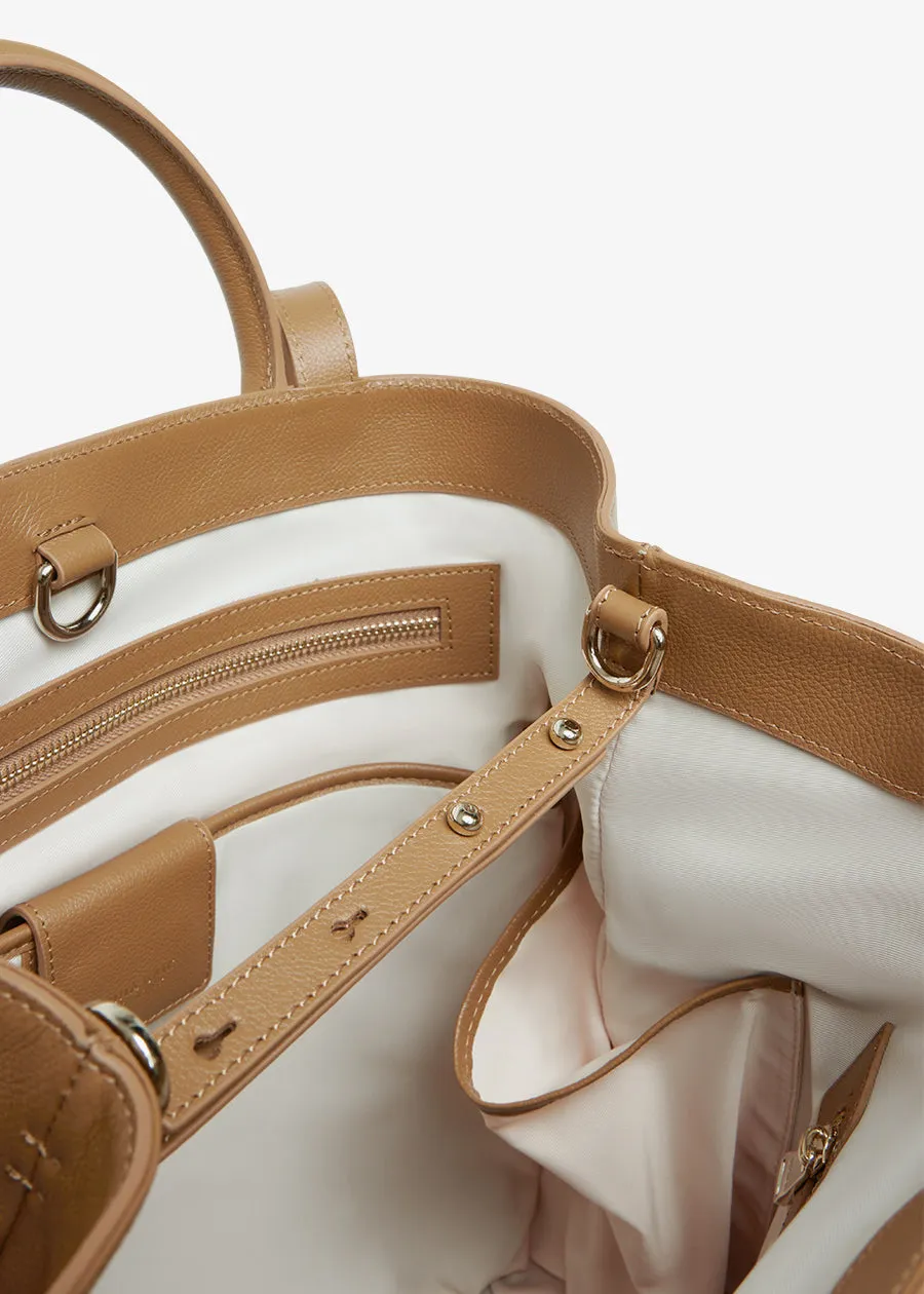 Mila Shopper Tote (Leather)
