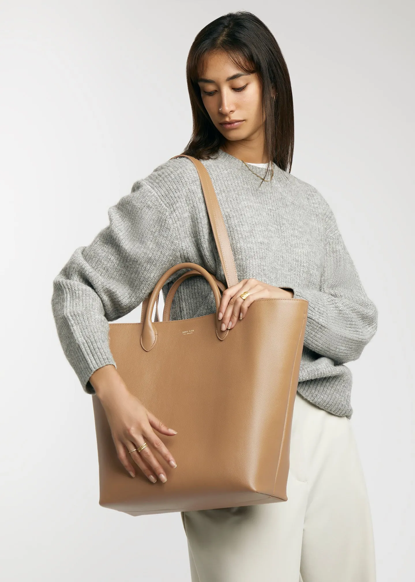 Mila Shopper Tote (Leather)