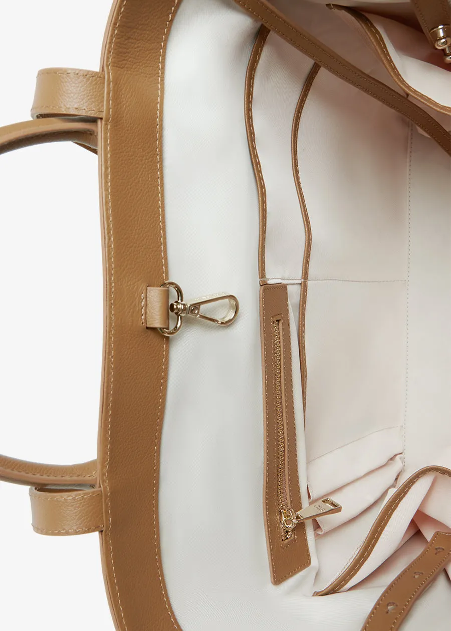 Mila Shopper Tote (Leather)